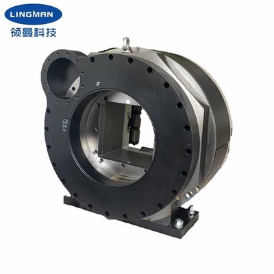 Lingman Cztery szczęki Rotary Chuck Automatyczny Pneumatyczny Laserowy Chuck Do Rury Metalowej