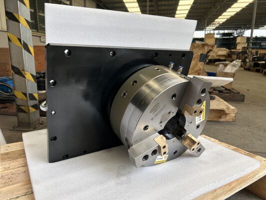 Customizable High Precision 150r/min Three-Jaw Pneumatic Rotary Chuck for CNC Lathe